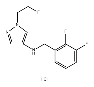 N-(2,3-difluorobenzyl)-1-(2-fluoroethyl)-1H-pyrazol-4-amine Structure