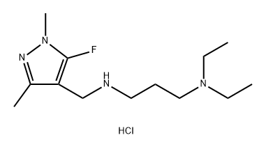 N,N-diethyl-N'-[(5-fluoro-1,3-dimethyl-1H-pyrazol-4-yl)methyl]propane-1,3-diamine,1856039-56-9,结构式