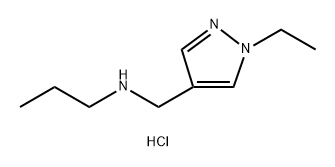 (1-ethyl-1H-pyrazol-4-yl)methyl]propylamine Structure