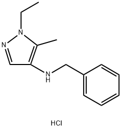 N-benzyl-1-ethyl-5-methyl-1H-pyrazol-4-amine Structure