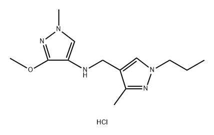 1856067-18-9 3-methoxy-1-methyl-N-[(3-methyl-1-propyl-1H-pyrazol-4-yl)methyl]-1H-pyrazol-4-amine