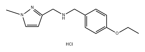 1-(4-ethoxyphenyl)-N-[(1-methyl-1H-pyrazol-3-yl)methyl]methanamine Structure