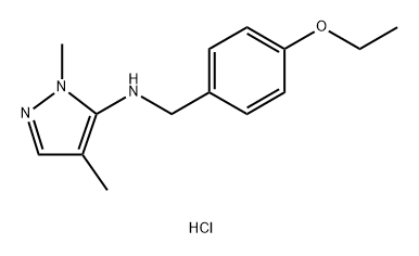N-(4-ethoxybenzyl)-1,4-dimethyl-1H-pyrazol-5-amine Structure