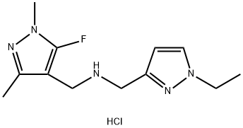 1856086-99-1 1-(1-ethyl-1H-pyrazol-3-yl)-N-[(5-fluoro-1,3-dimethyl-1H-pyrazol-4-yl)methyl]methanamine