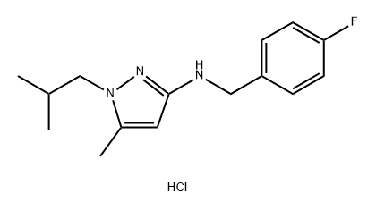 N-(4-fluorobenzyl)-1-isobutyl-5-methyl-1H-pyrazol-3-amine Structure