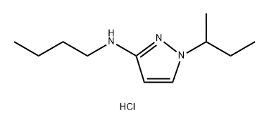 N-butyl-1-sec-butyl-1H-pyrazol-3-amine 结构式