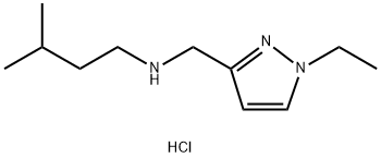 (1-ethyl-1H-pyrazol-3-yl)methyl](3-methylbutyl)amine 结构式