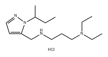 N'-[(1-sec-butyl-1H-pyrazol-5-yl)methyl]-N,N-diethylpropane-1,3-diamine Structure