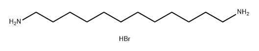 1,12-十二二胺氢溴酸盐, 185671-15-2, 结构式