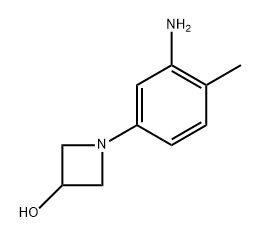 1-(3-amino-4-methylphenyl)azetidin-3-ol Structure