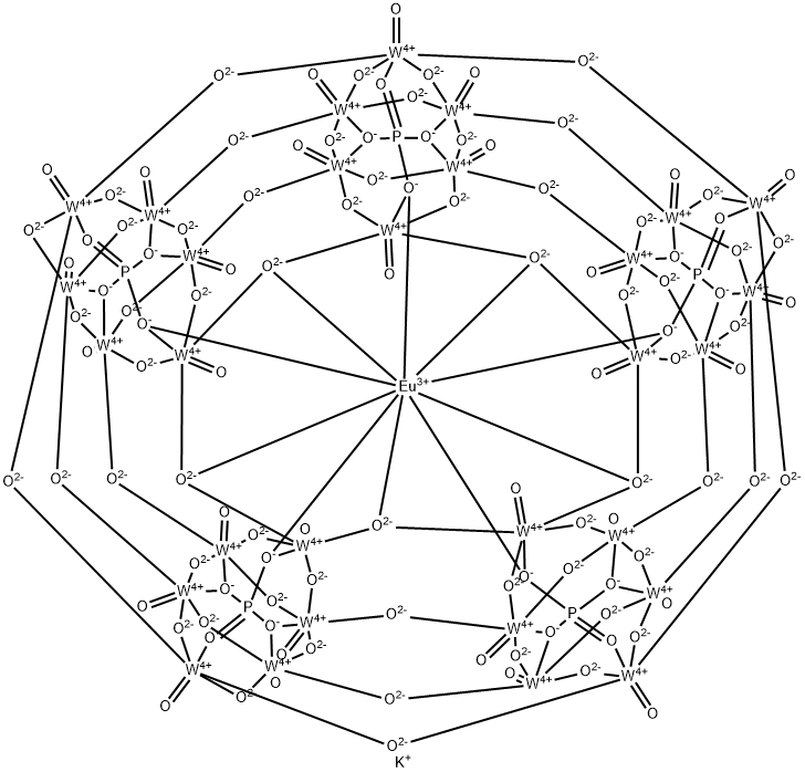 PREYSSLER型包裹铕磷钨酸钾盐, 185948-39-4, 结构式