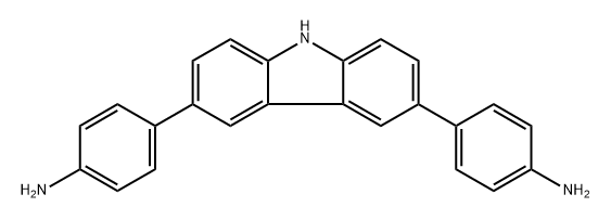 4,4'-(9H-咔唑-3,6-二基)二苯胺,1859947-37-7,结构式
