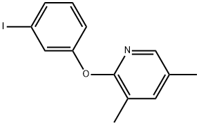 2-(3-Iodophenoxy)-3,5-dimethylpyridine Structure