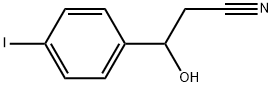 β-Hydroxy-4-iodobenzenepropanenitrile,1862513-60-7,结构式