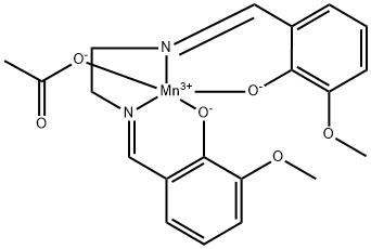 Manganese (Salen-3,3'-dimethoxy)acetate 结构式
