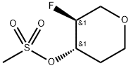 反式-3-氟 - 四氢-2H-吡喃-4-基甲磺酸酯外消旋物, 1864003-09-7, 结构式