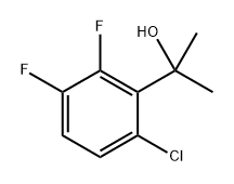 2-(6-Chloro-2,3-difluorophenyl)propan-2-ol Struktur