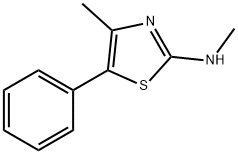 N,4-dimethyl-5-phenylthiazol-2-amine Structure