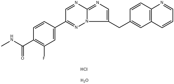 盐酸卡玛替尼一水合物,1865733-40-9,结构式