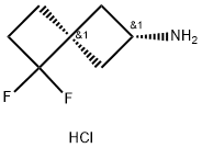 (2S,4R)-5,5-二氟螺[3.3]庚-2-胺盐酸盐, 1865764-59-5, 结构式