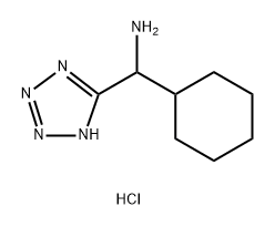 2H-Tetrazole-5-methanamine, α-cyclohexyl-, hydrochloride (1:1) Structure