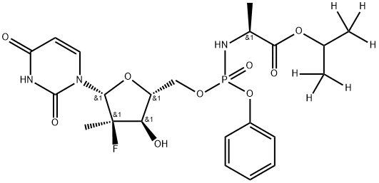 索非布韦D6, 1868135-06-1, 结构式