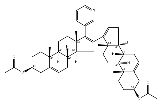 Abiraterone Acetate Dimer Impurity 化学構造式