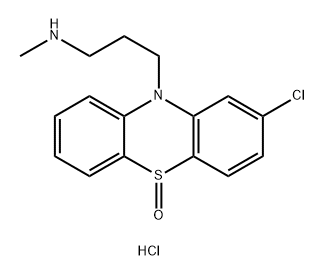 NORCHLORPROMAZINE SULFOXIDE HCL, 18683-77-7, 结构式