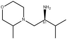 4-Morpholineethanamine, 3-methyl-α-(1-methylethyl)-, (αS)-,1868602-88-3,结构式