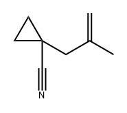 1-(2-Methyl-allyl)-cyclopropanecarbonitrile 结构式