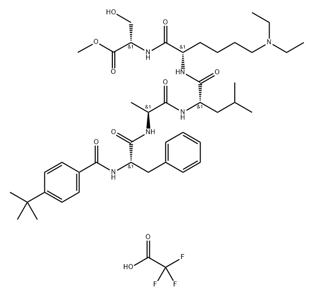 UNC3866TFA salt Structure