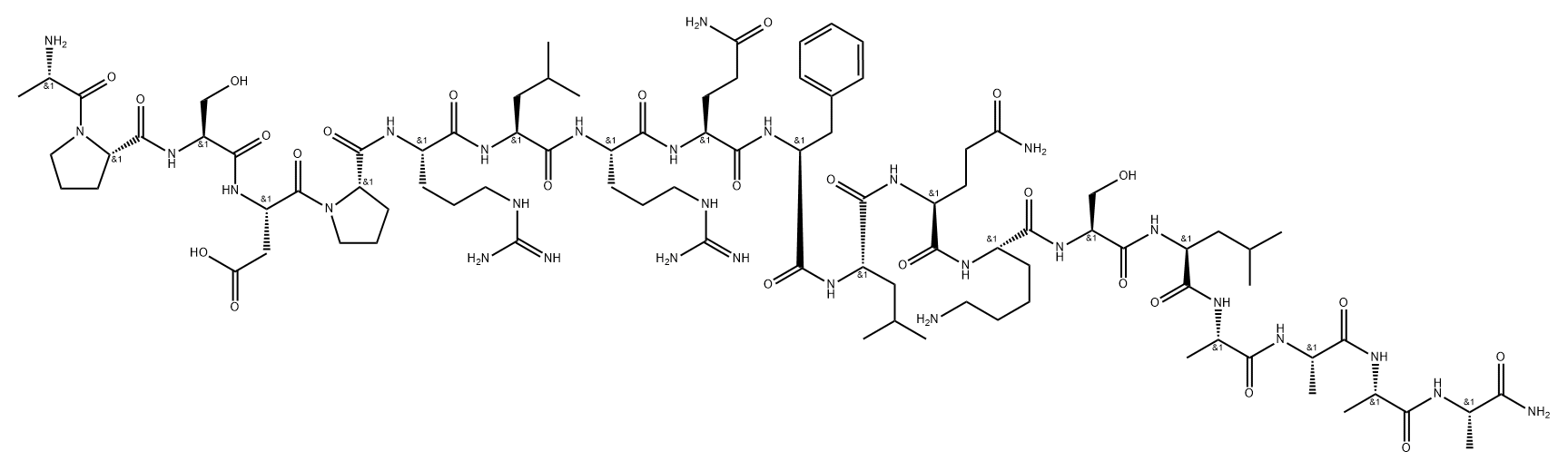 Neuronostatin-19 (human, canine, porcine) 结构式