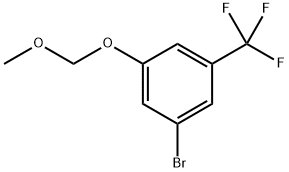 1-Bromo-3-(methoxymethoxy)-5-(trifluoromethyl)benzene Struktur