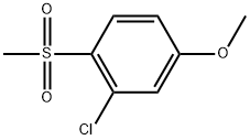 2-Chloro-4-methoxy-1-(methylsulfonyl)benzene Structure