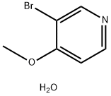 3-bromo-4-methoxypyridine hydrate 化学構造式