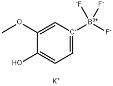 Potassium 4-hydroxy-3-methoxyphenyltrifluoroborate Structure