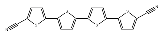 2,2':5',2'':5'',2'''-tetrathiophene]-5,5'''-dicarbonitrile Structure