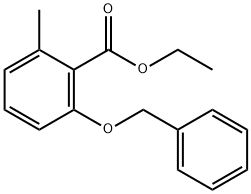 Ethyl 2-methyl-6-(phenylmethoxy)benzoate Structure