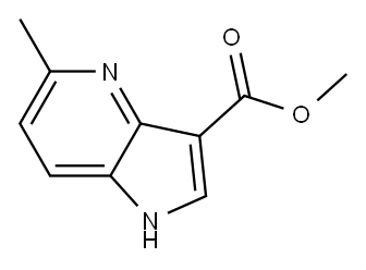 methyl 5-methyl-1H-pyrrolo[3,2-b]pyridine-3-carboxylate Structure