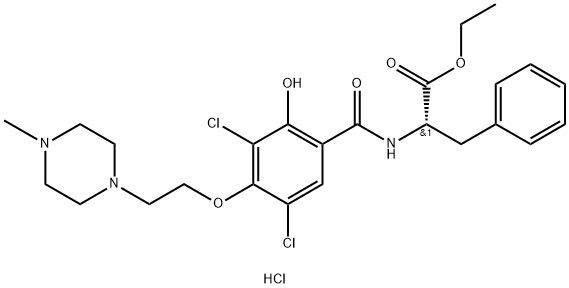 化合物JTE-607 HCL, 188791-09-5, 结构式