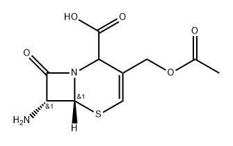 头孢唑林杂质10, 18884-65-6, 结构式