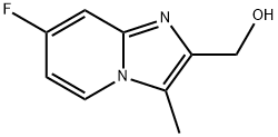 {7-fluoro-3-methylimidazo[1,2-a]pyridin-2-yl}methanol Struktur