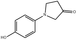 1-(4-hydroxyphenyl)pyrrolidin-3-one Structure