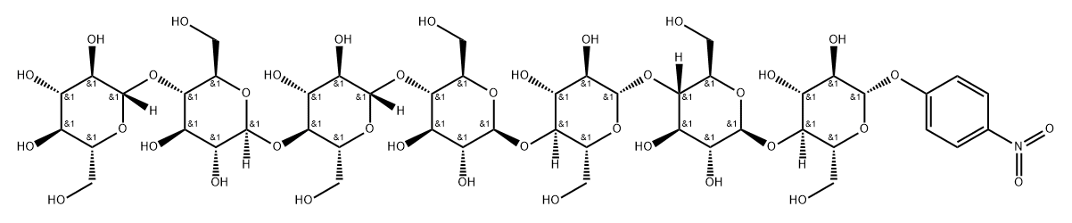 4-Nitrophenyl b-D-celloheptaoside,189095-24-7,结构式
