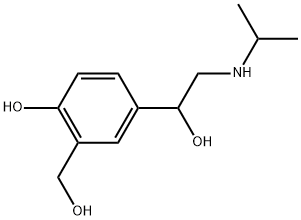 1,3-Benzenedimethanol, 4-hydroxy-α1-[[(1-methylethyl)amino]methyl]- Structure