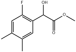 Methyl 2-fluoro-α-hydroxy-4,5-dimethylbenzeneacetate Structure
