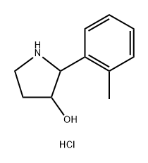 2-(2-methylphenyl)pyrrolidin-3-ol hydrochloride Structure