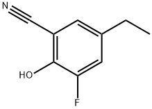 5-Ethyl-3-fluoro-2-hydroxybenzonitrile,1894943-93-1,结构式