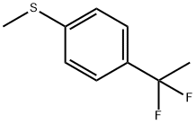 (4-(1,1-difluoroethyl)phenyl)(methyl)sulfane Struktur