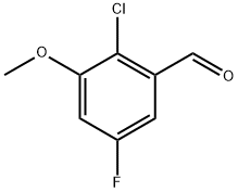 2-氯-5-氟-3-甲氧基苯甲醛,1896494-63-5,结构式